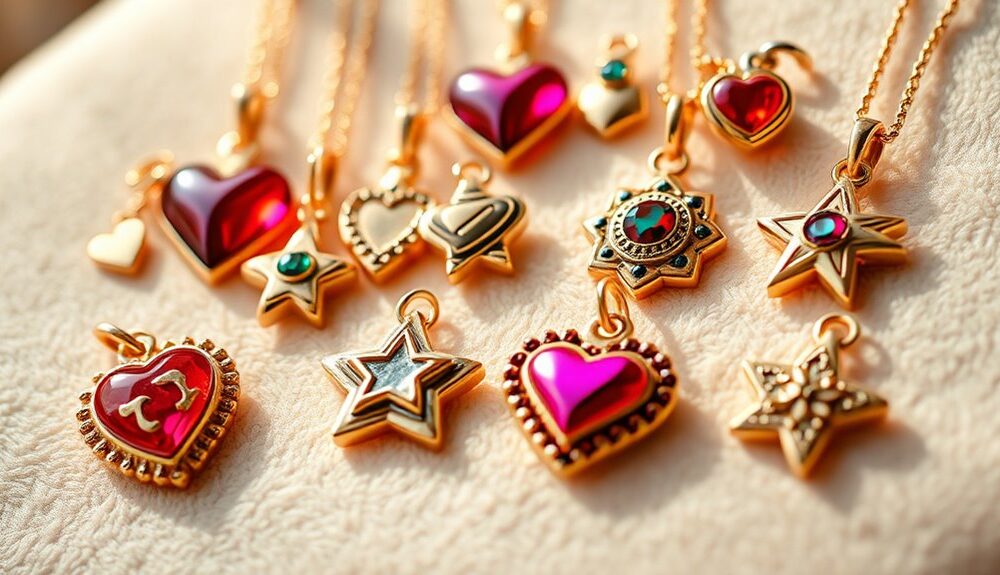 top wish charm pendants