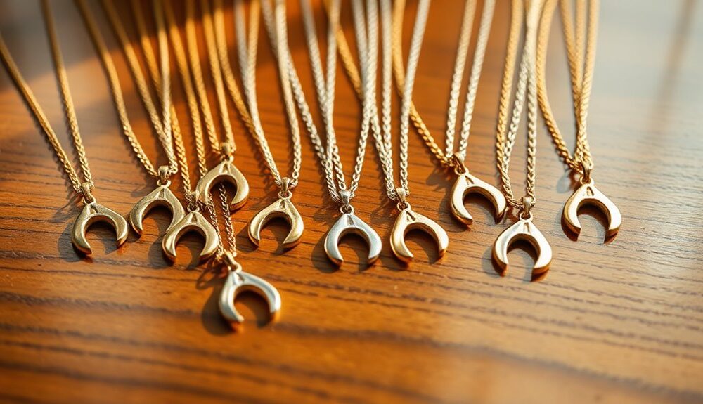 top wishbone necklace choices