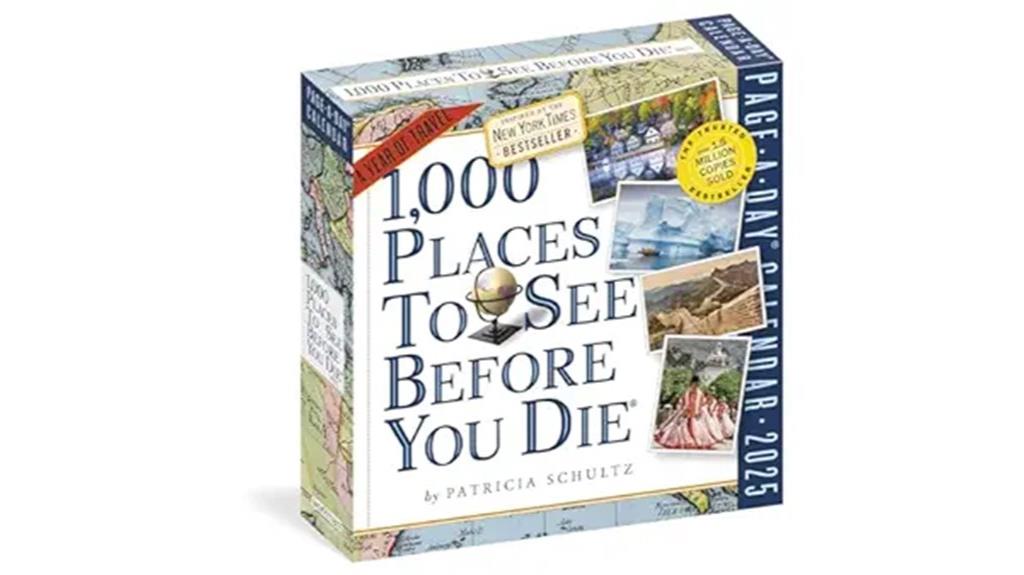 travel destinations calendar 2025