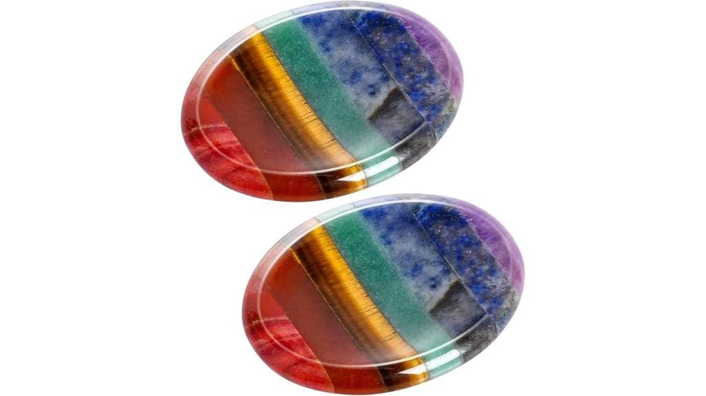 two pack chakra stones