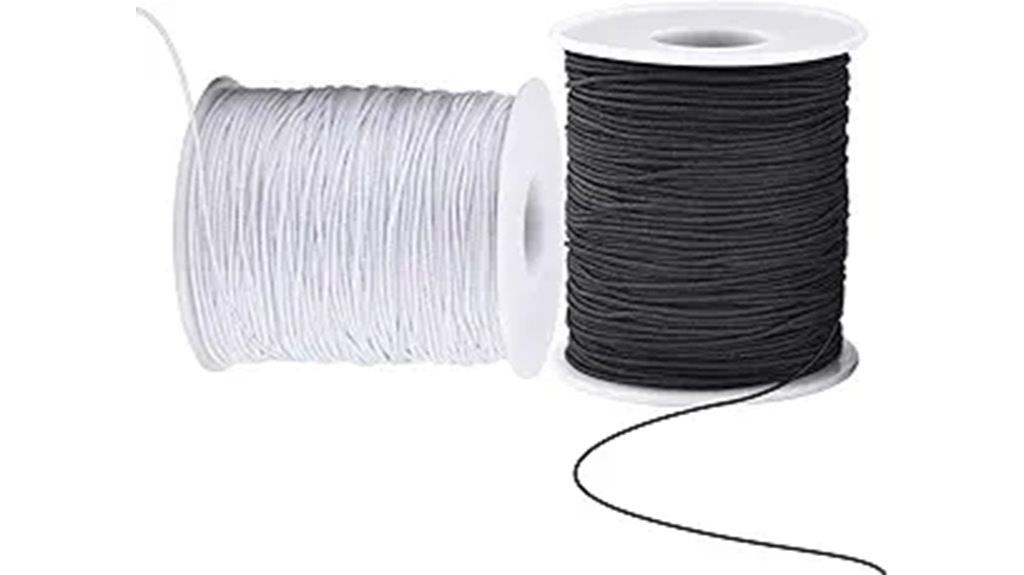 two rolls 1mm elastic cord