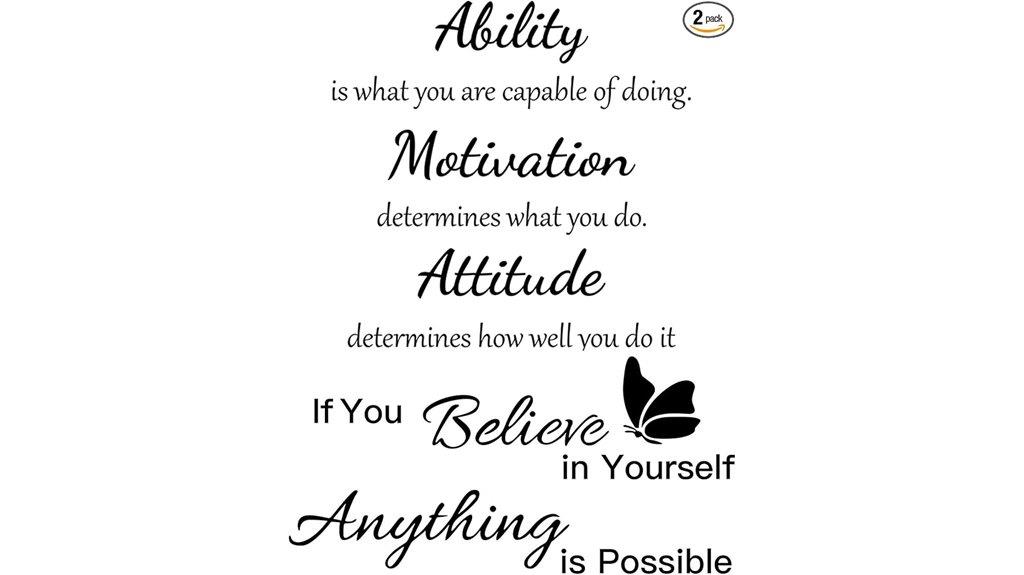 two sheet vinyl wall quotes