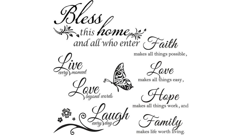 vinyl wall quote stickers