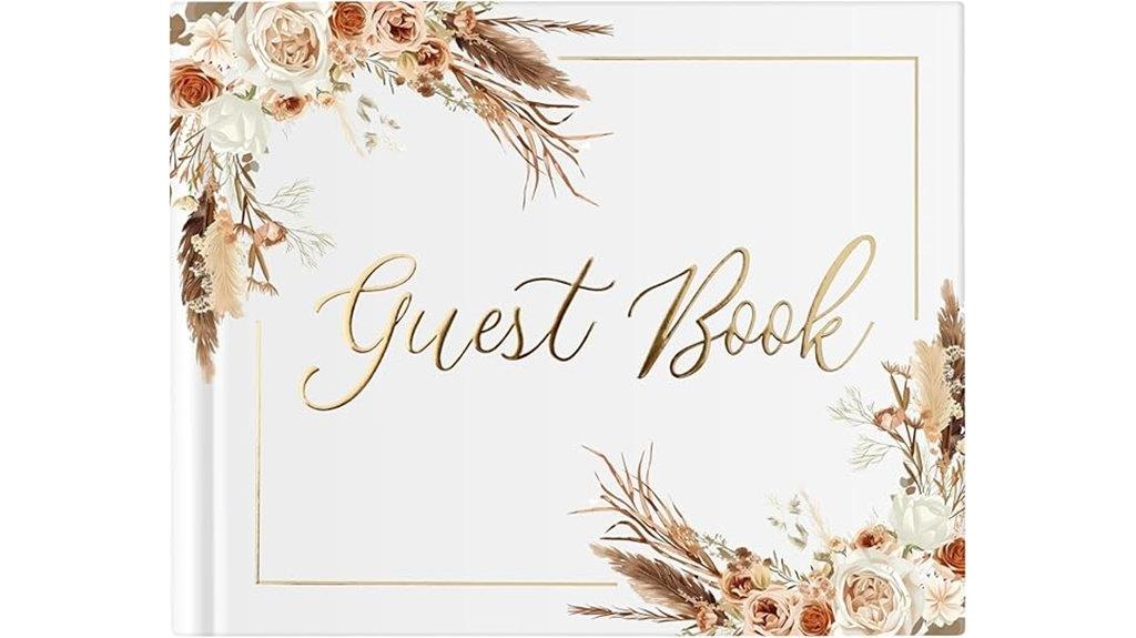 wedding guest book pages