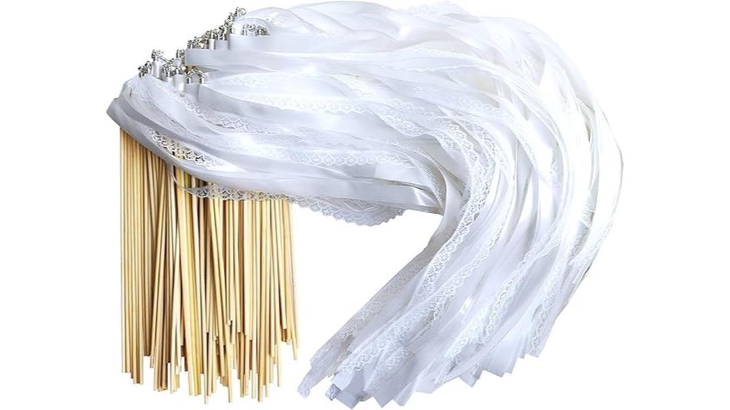 wedding ribbon wand set