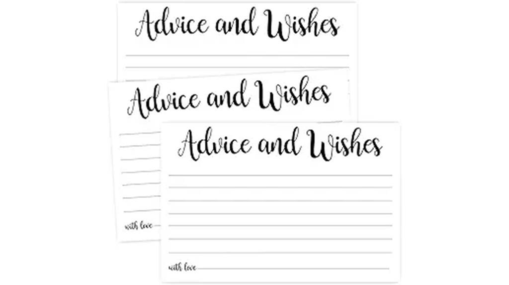 wedding wishes and advice