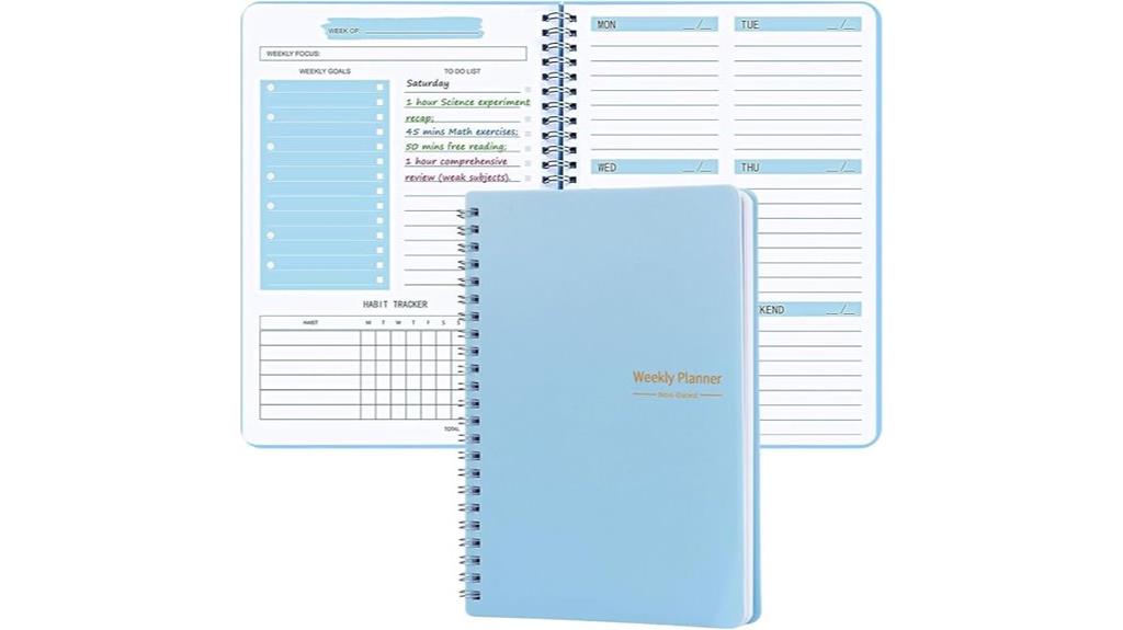 weekly planner with goals