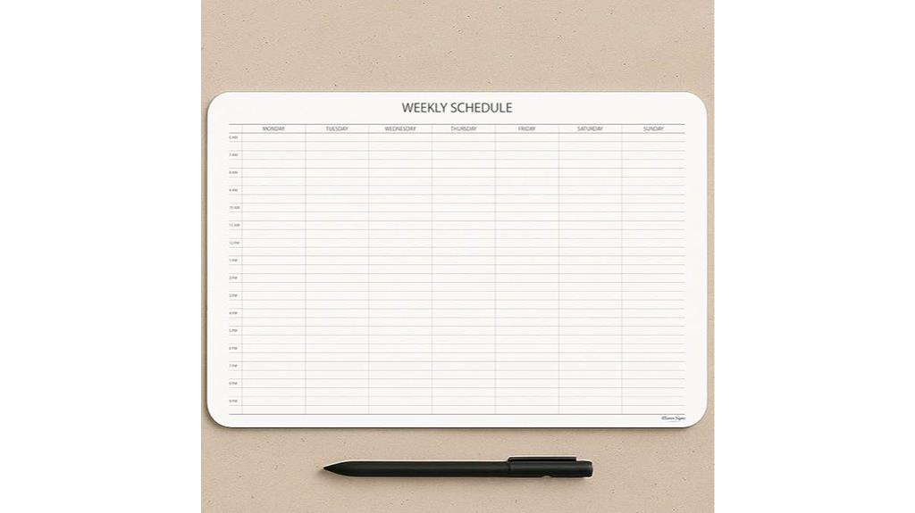 weekly undated planner