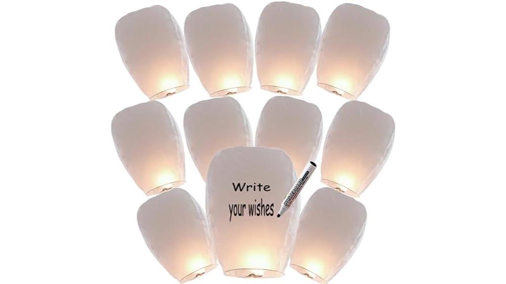 white paper lanterns pack