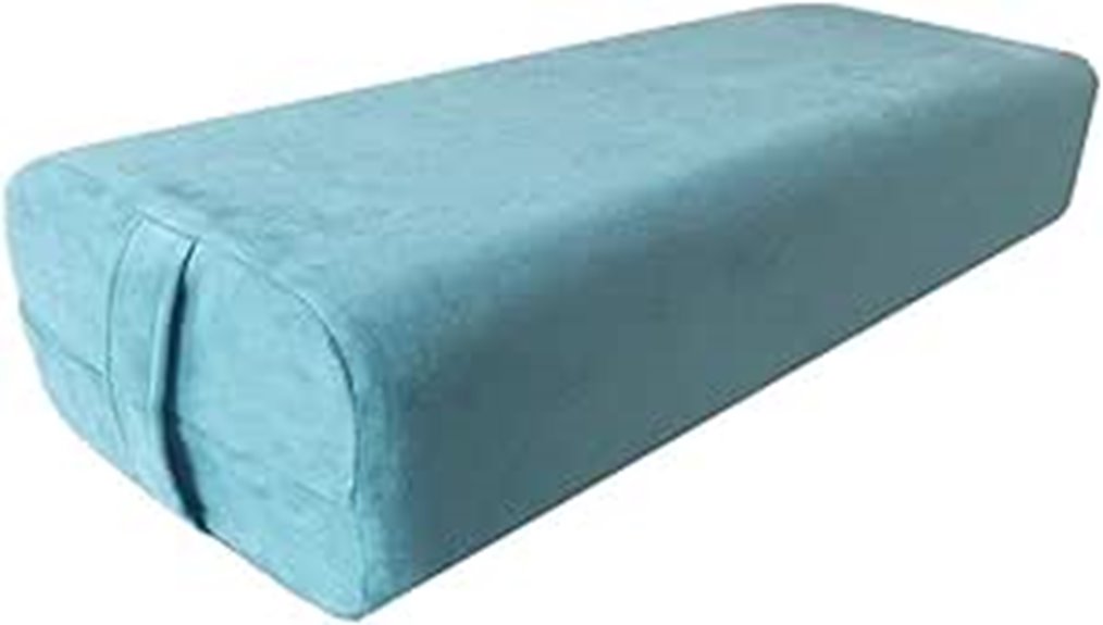 yoga bolster for support