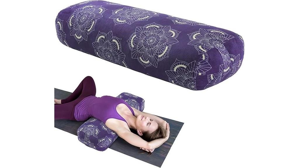 yoga bolster pillow for relaxation