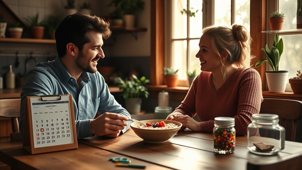 building shared healthy routines