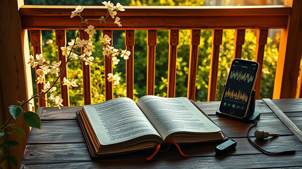 combine text audio images