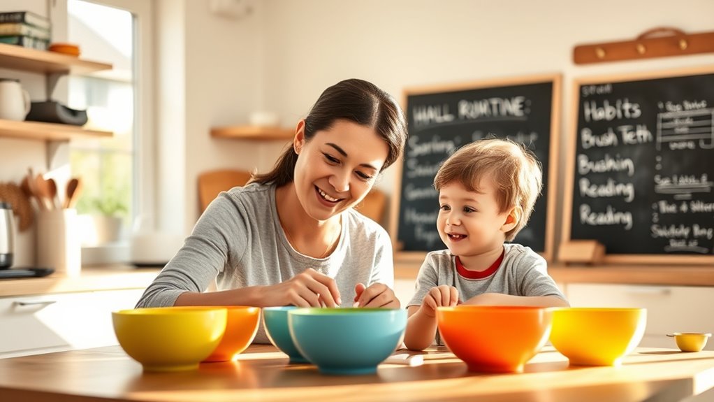 consistent routines foster discipline