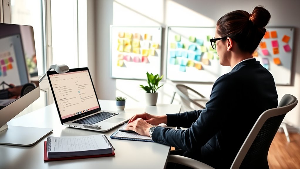 develop consistent productive routines