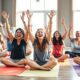 laughter yoga promotes joyful exercise