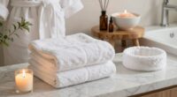 bathroom relaxation and essentials