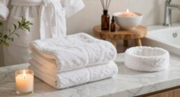 bathroom relaxation and essentials