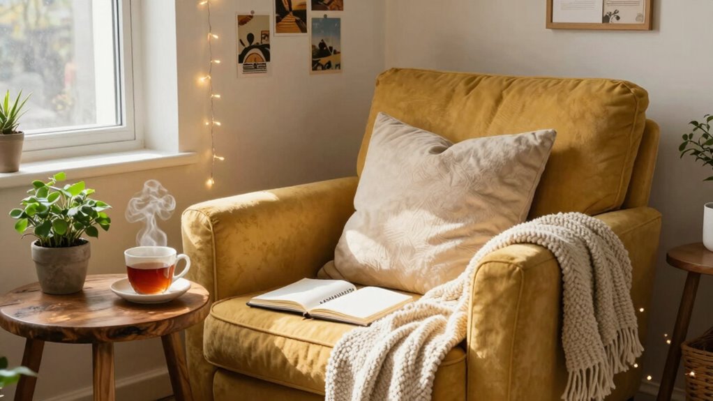 cozy inviting journaling environment
