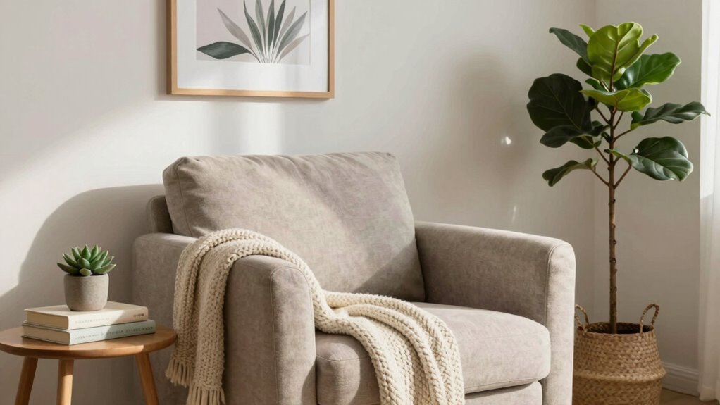 create a calming personal space