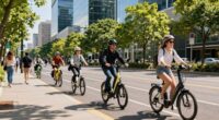 e bikes promote healthy commuting