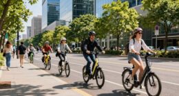 e bikes promote healthy commuting