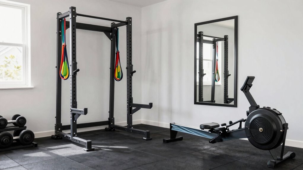 efficient space saving fitness setup