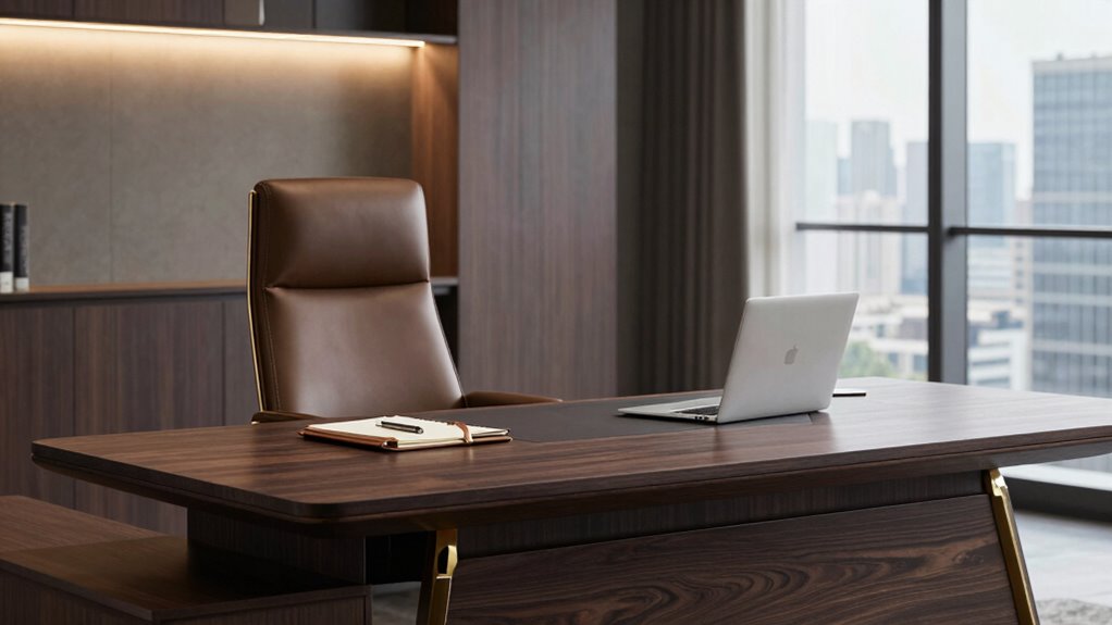 ergonomic aesthetic focused workspace