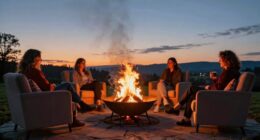 evening fires encourage reflection