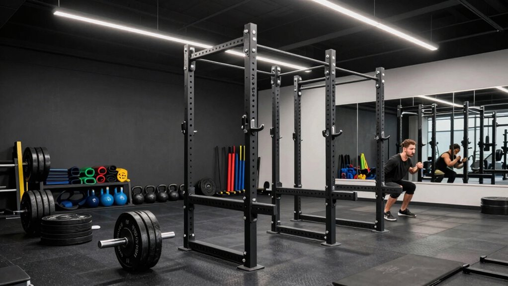 garage gym squat racks