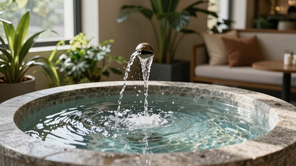 indoor water sound relaxation