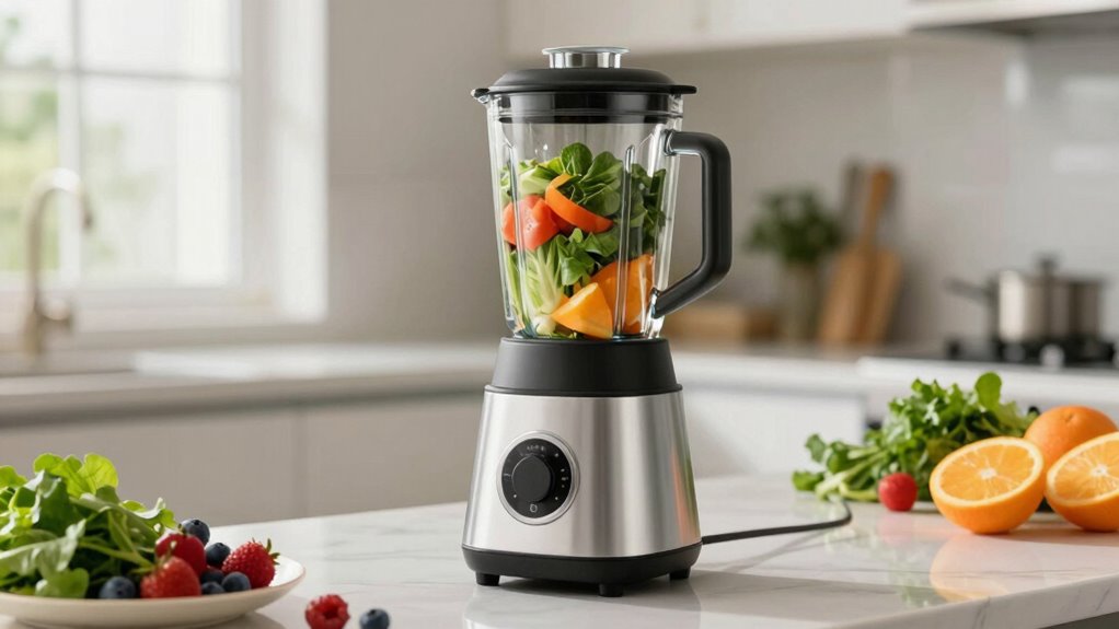 nutrient preserving quiet blending tools