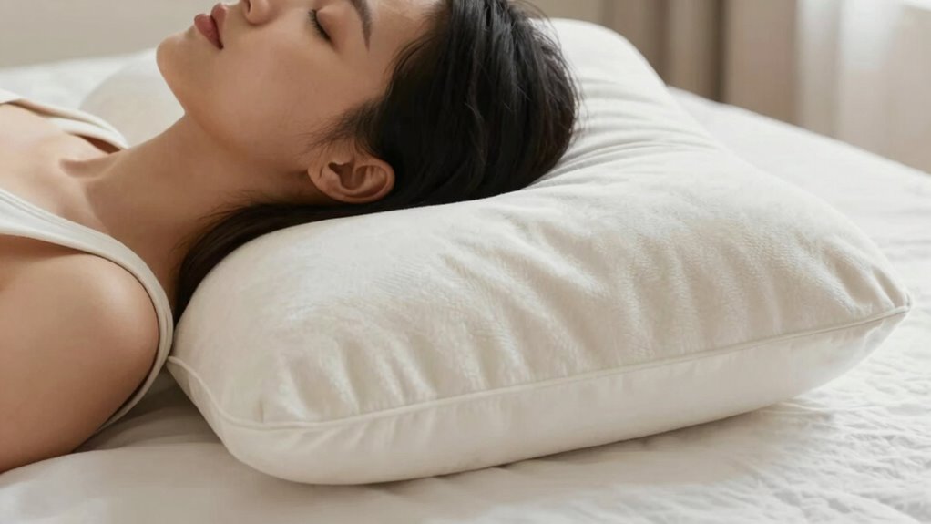 pillow material and support