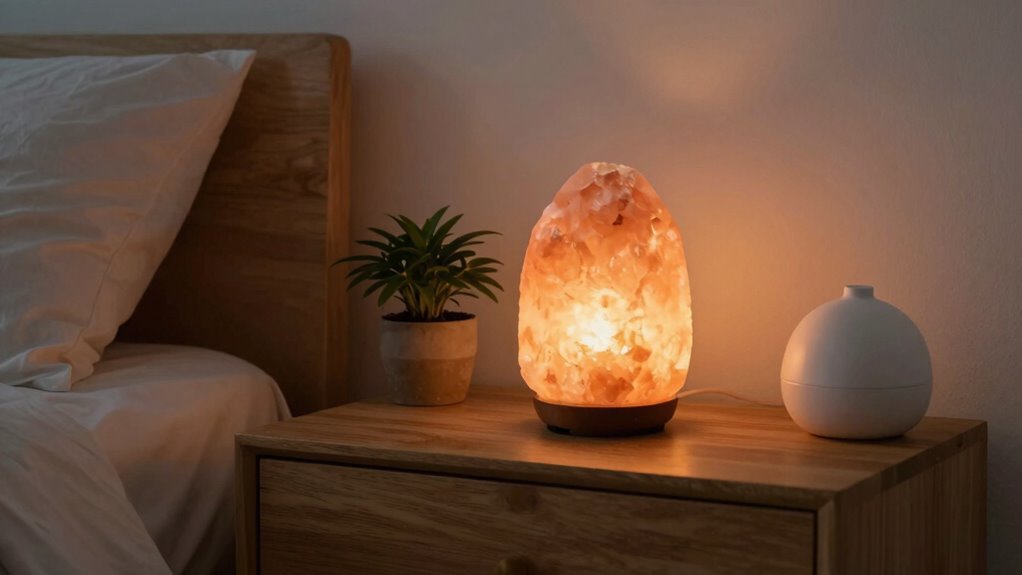 salt lamps promote air mood
