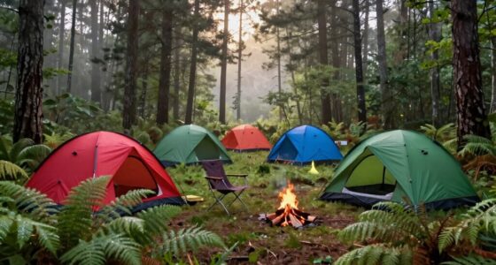 solo camping tent retreats