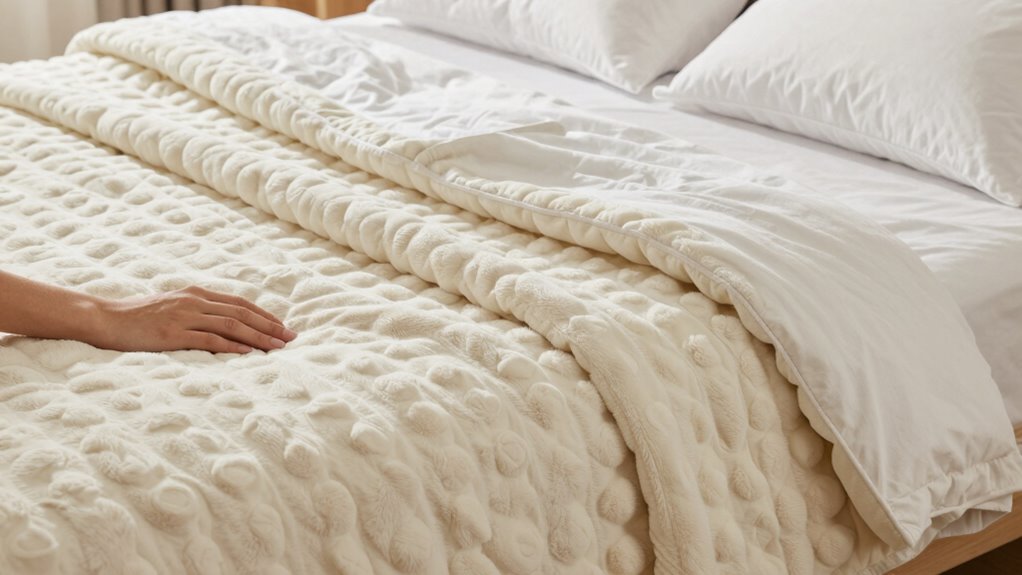 weighted blankets promote restful sleep
