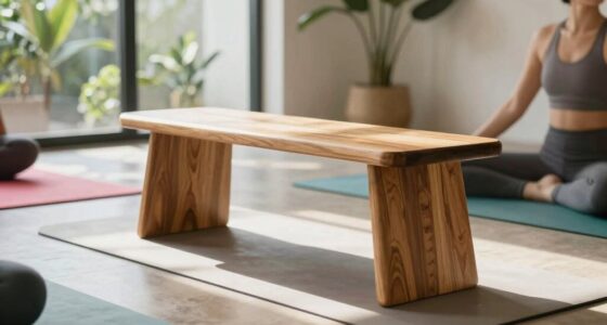 yoga benches enhance stretching