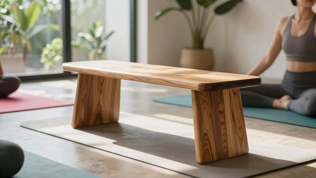 yoga benches enhance stretching