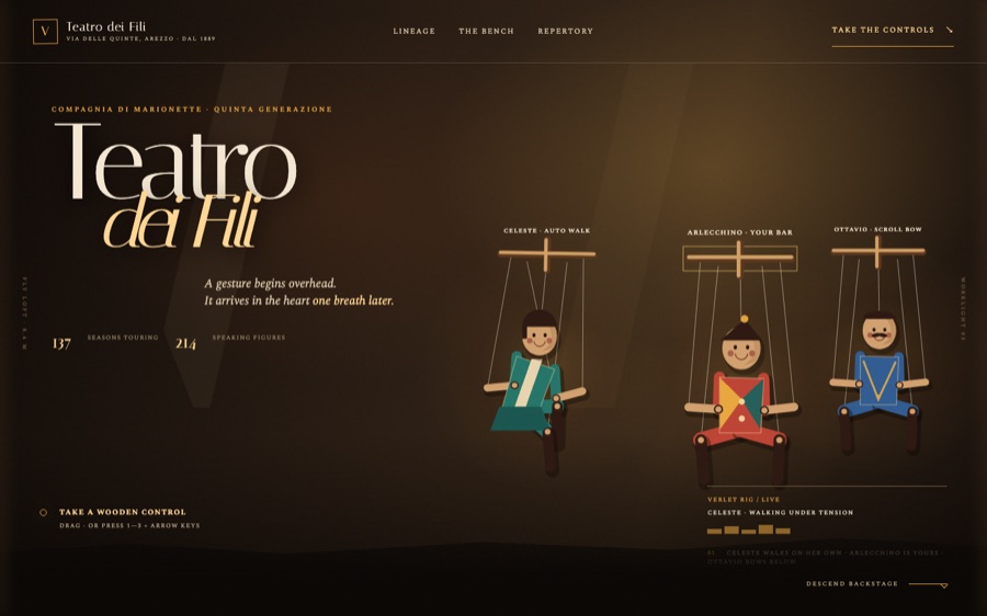 Teatro dei Fili — Five Generations on a String (FABLE/175)